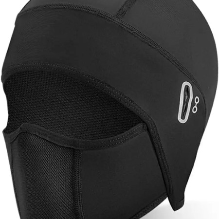 Ice silk face protection cycling hood